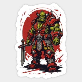 Ork warrior Sticker